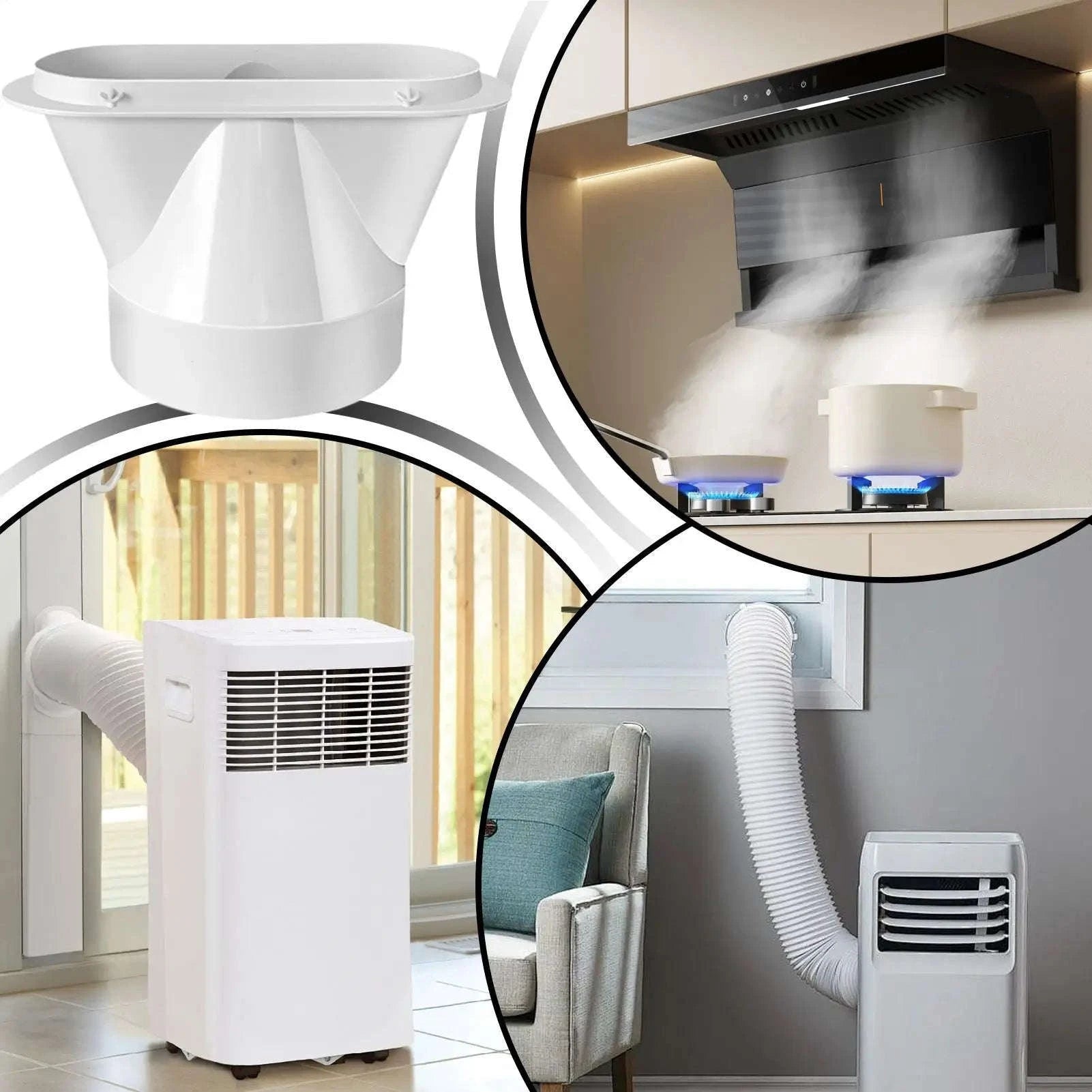 Portable Air Conditioner Hose Adapter for 130mm/150mm Diameter-13cm