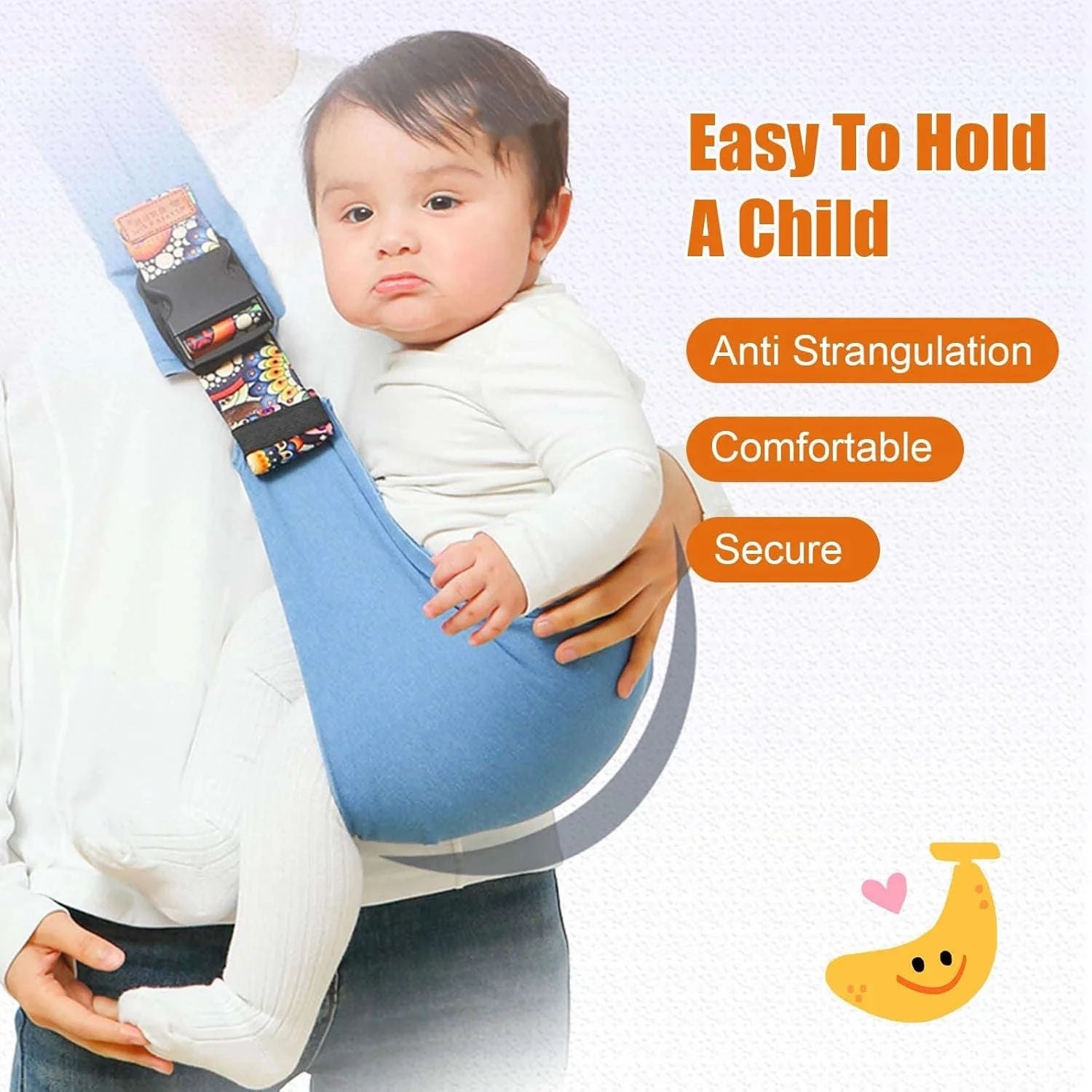 Portable Baby Carrier Wrap Toddler Sling-China Black / CHINA