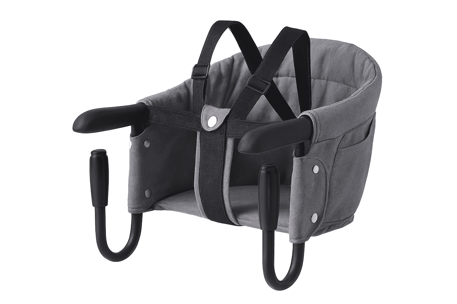 Portable Baby Highchair Booster Seat for Table Meals-Gray / CHINA
