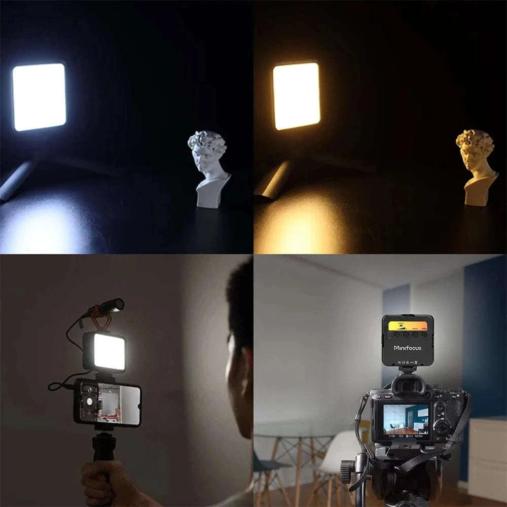 Portable Bi-Color LED Video Light for Cameras and Smartphones-Default Title