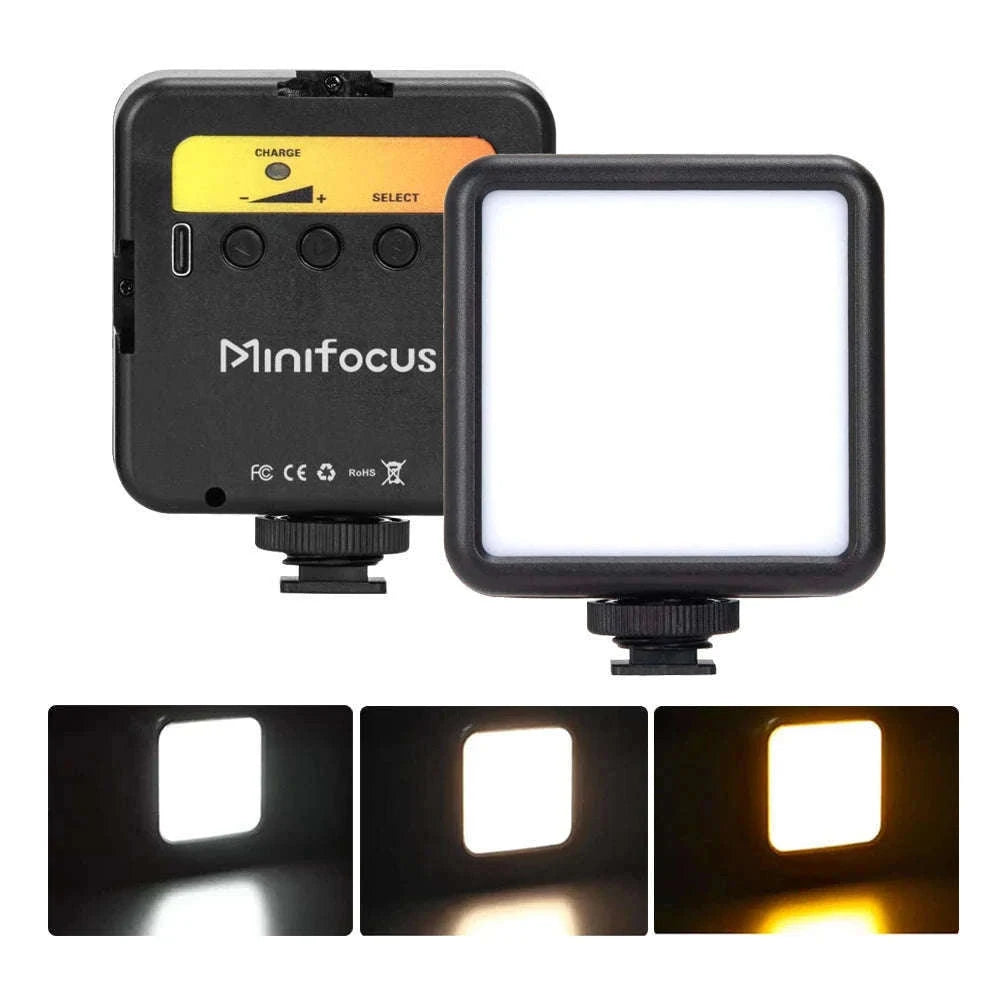 Portable Bi-Color LED Video Light for Cameras and Smartphones-Default Title