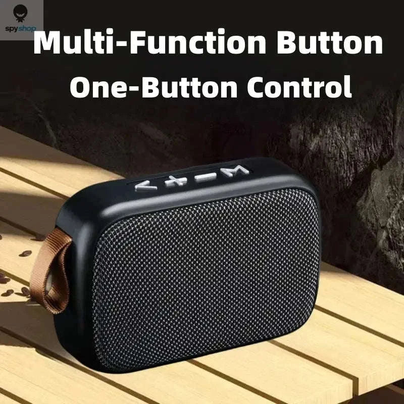 Portable Bluetooth Speaker – Compact Wireless Audio with TF & FM-Red