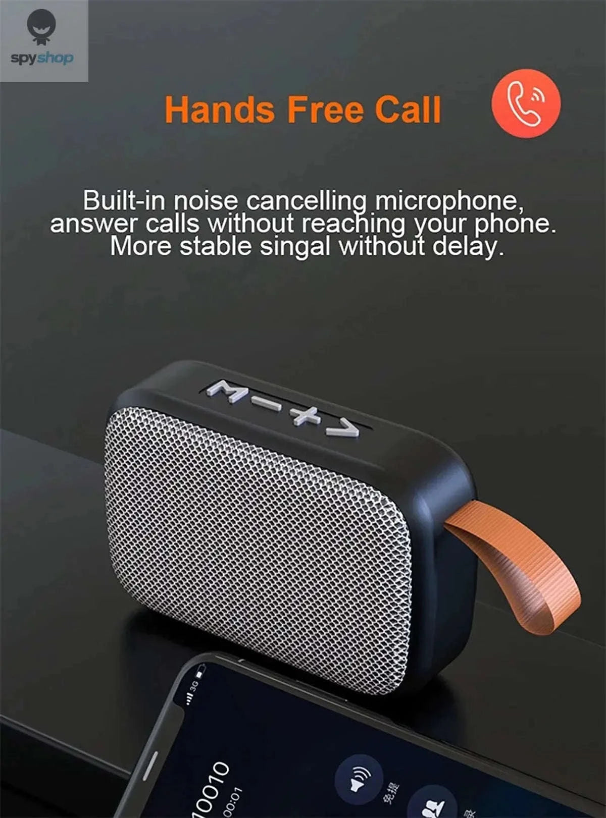 Portable Bluetooth Speaker – Compact Wireless Audio with TF & FM-Red