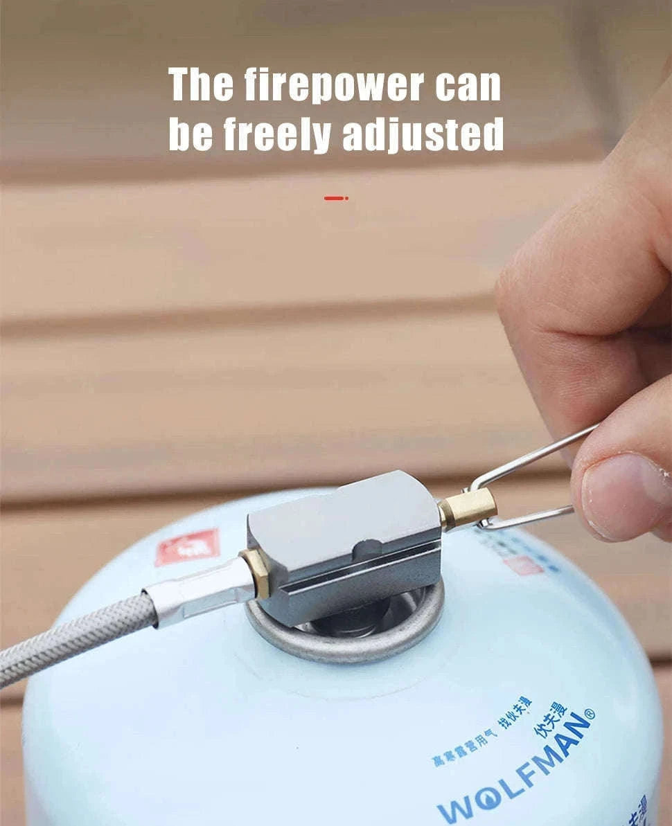 Portable Camping Gas Stove 16000W with Piezo Ignition-Black