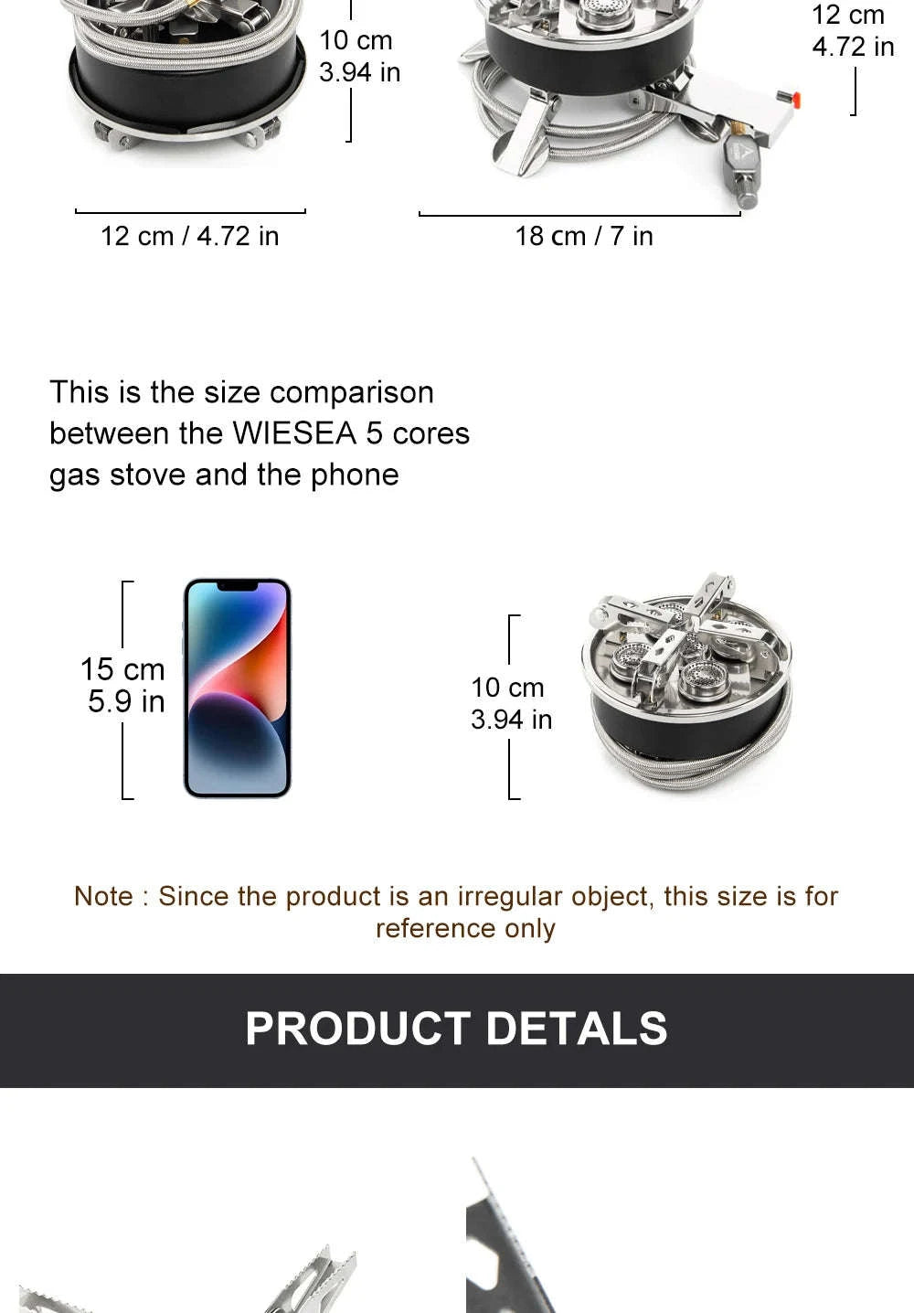Portable Camping Gas Stove 8800W-WSS-507