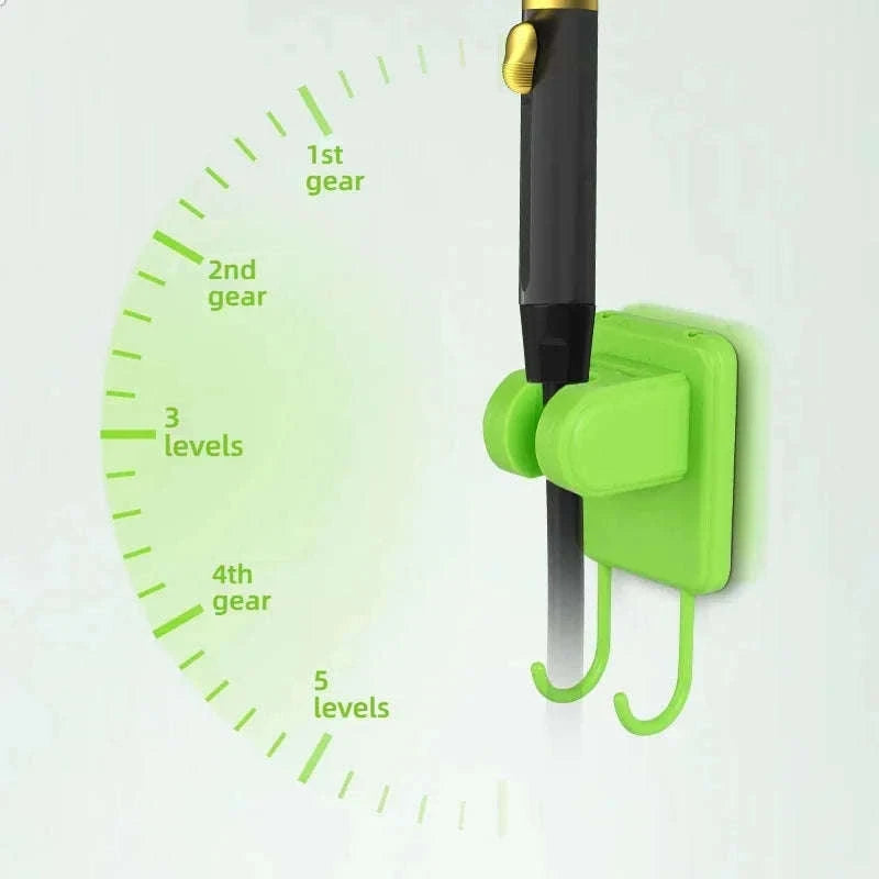 Portable Camping Shower 6000mAh Rechargeable Electric Pump with LED Display-Grey / China Mainland