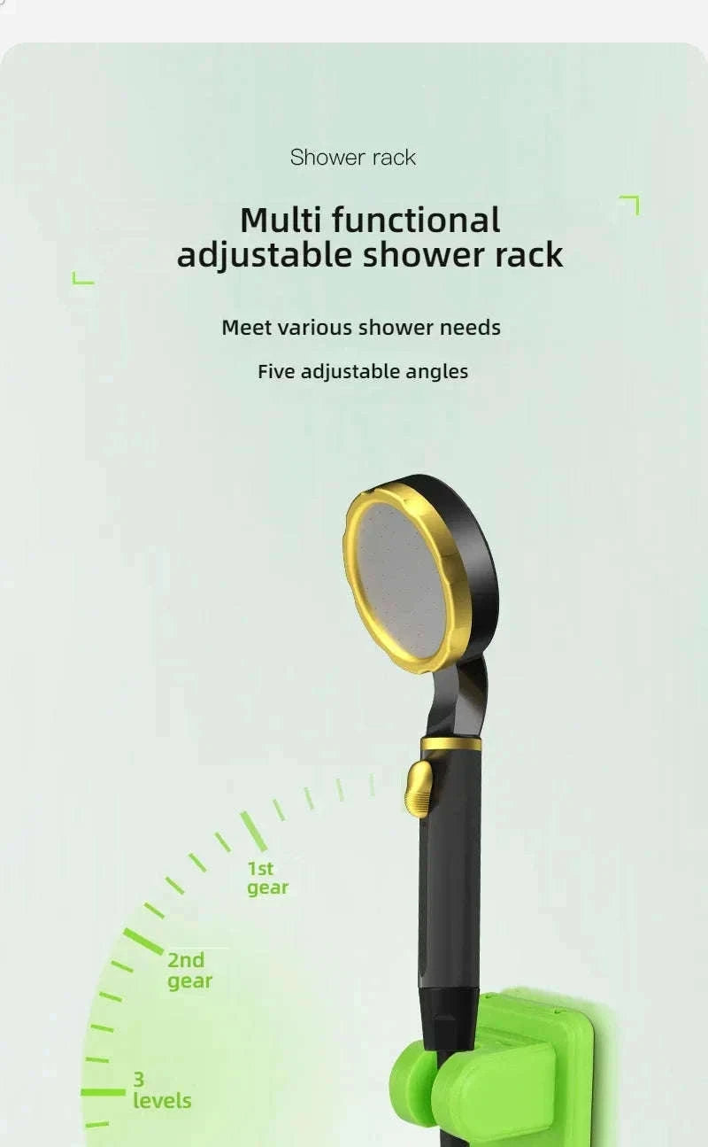 Portable Camping Shower 6000mAh Rechargeable Electric Pump with LED Display-Grey / China Mainland