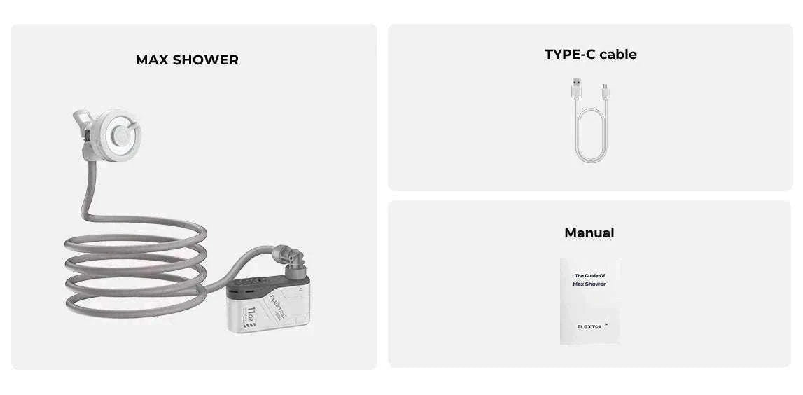 Portable Camping Shower Pump IPX7 Waterproof-Default Title