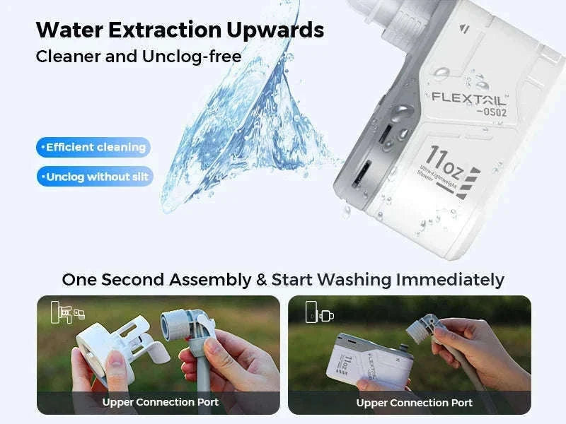 Portable Camping Shower Pump IPX7 Waterproof-Default Title