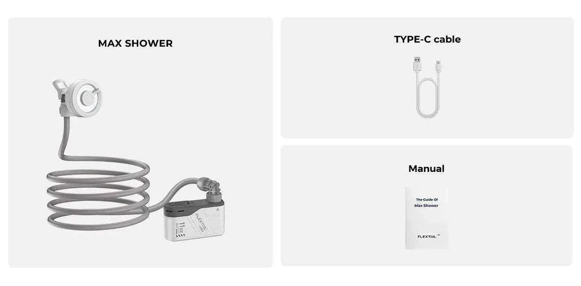 Portable Camping Shower Pump IPX7 Waterproof-Default Title