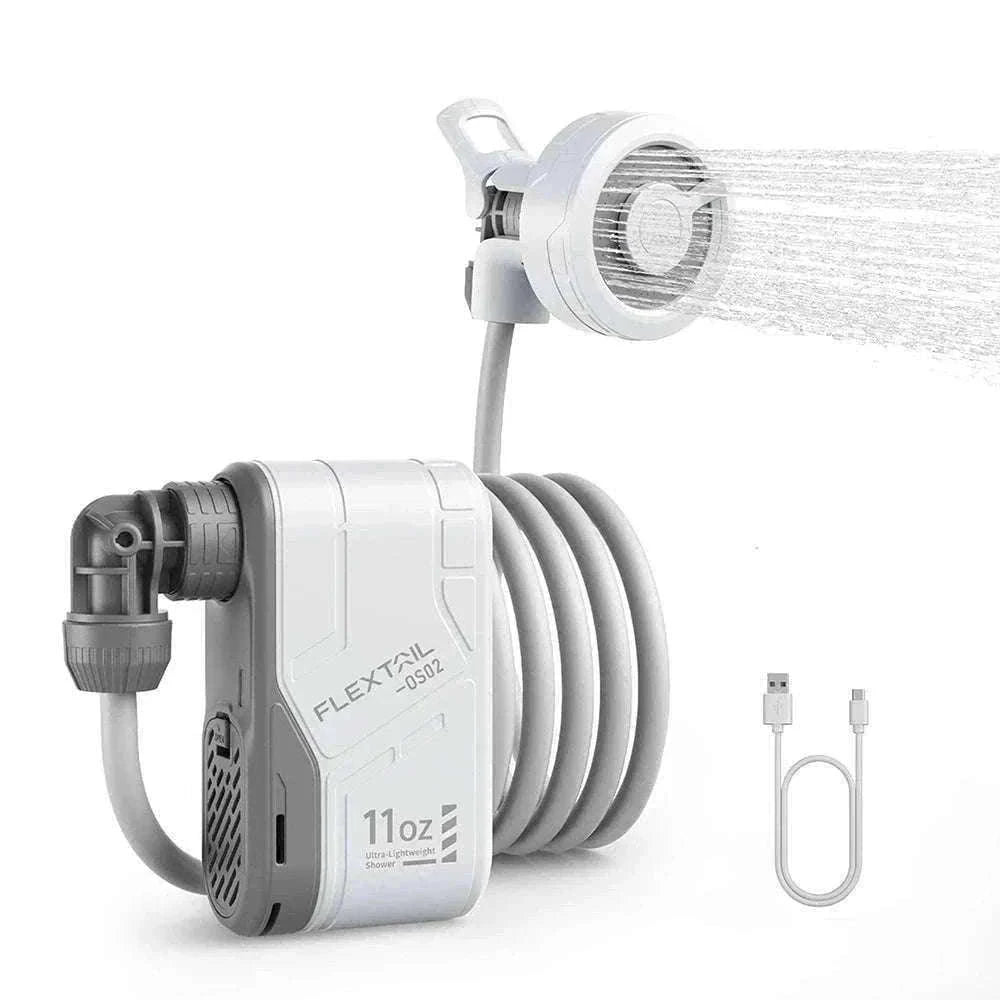 Portable Camping Shower Pump IPX7 Waterproof-Default Title