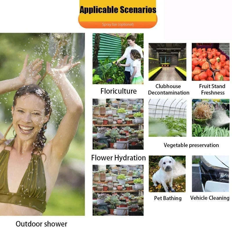 Portable Camping Shower with 3m Hose-4L