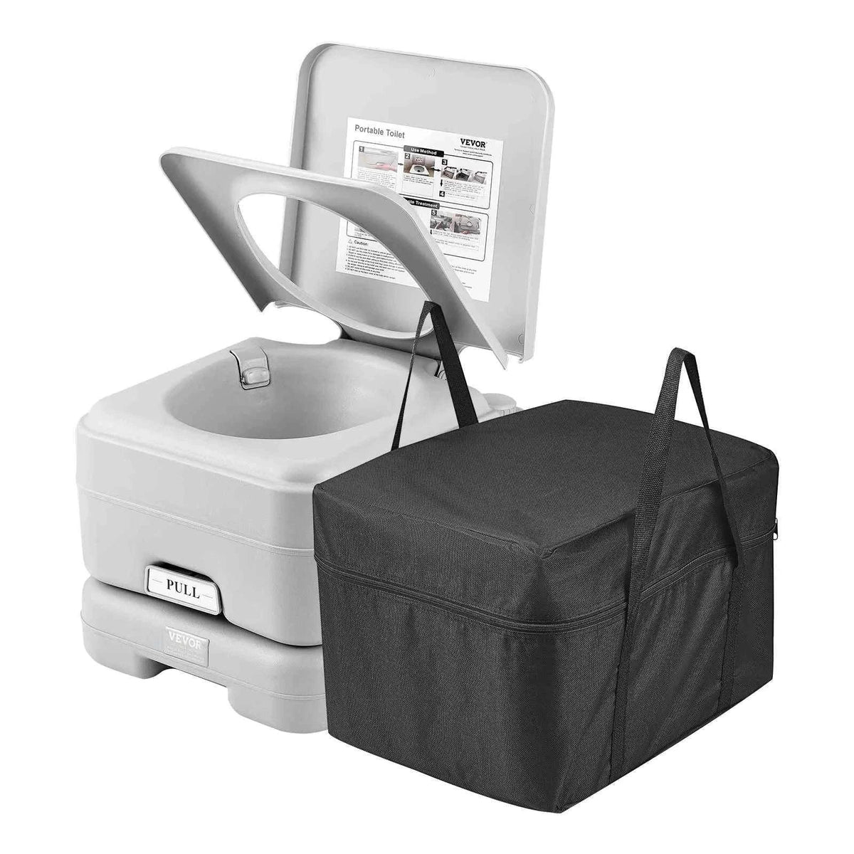 Portable Camping Toilet with Pressurized Flush-5.2gal / spain