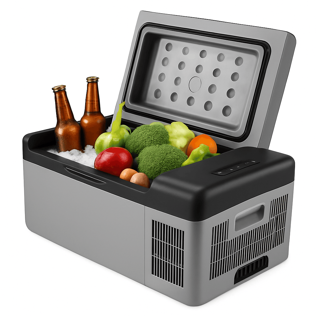 Portable Car Fridge Freezer 15L–55L Compressor Cooler for Travel-15L / spain