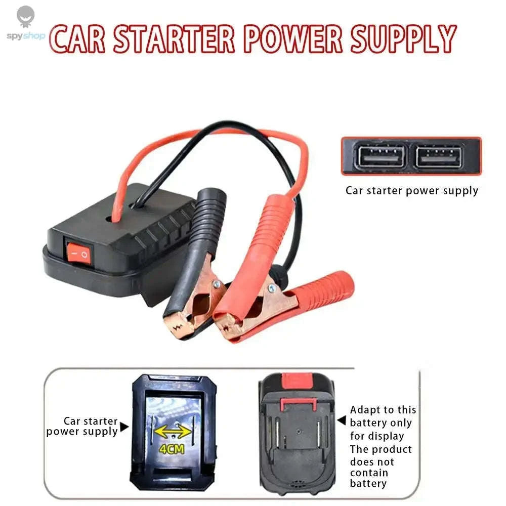Portable Car Jump Starter – Compact Power Pack-Black
