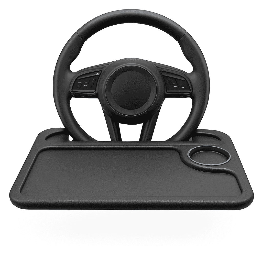 Portable Car Laptop Desk Mount Stand for Work and Meals-Small