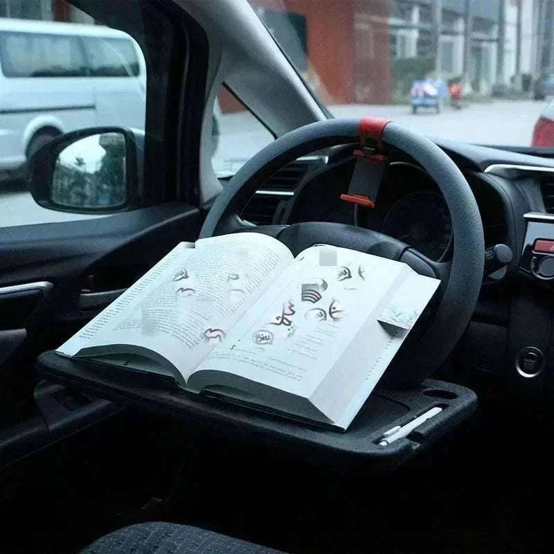 Portable Car Laptop Desk Mount Stand for Work and Meals-Small