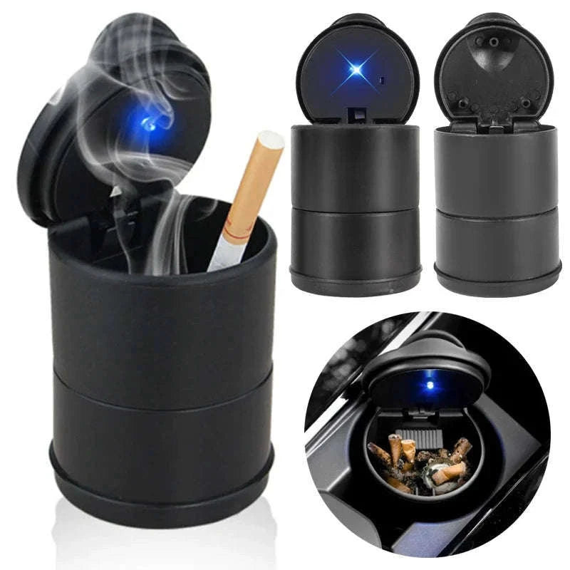Portable Car LED Ashtray and Garbage Storage Cup-Without LED light