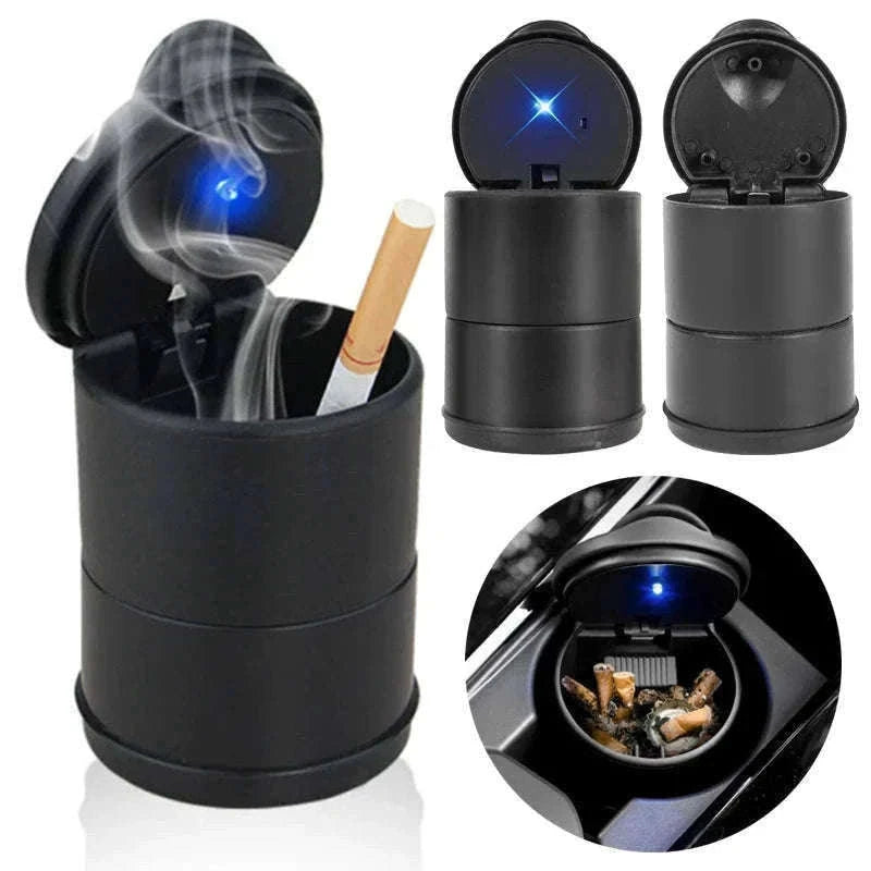 Portable Car LED Ashtray and Garbage Storage Cup-Without LED light