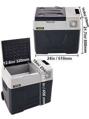 Portable Car Refrigerator 30L 40L 50L 220V-32Qt 30L / france