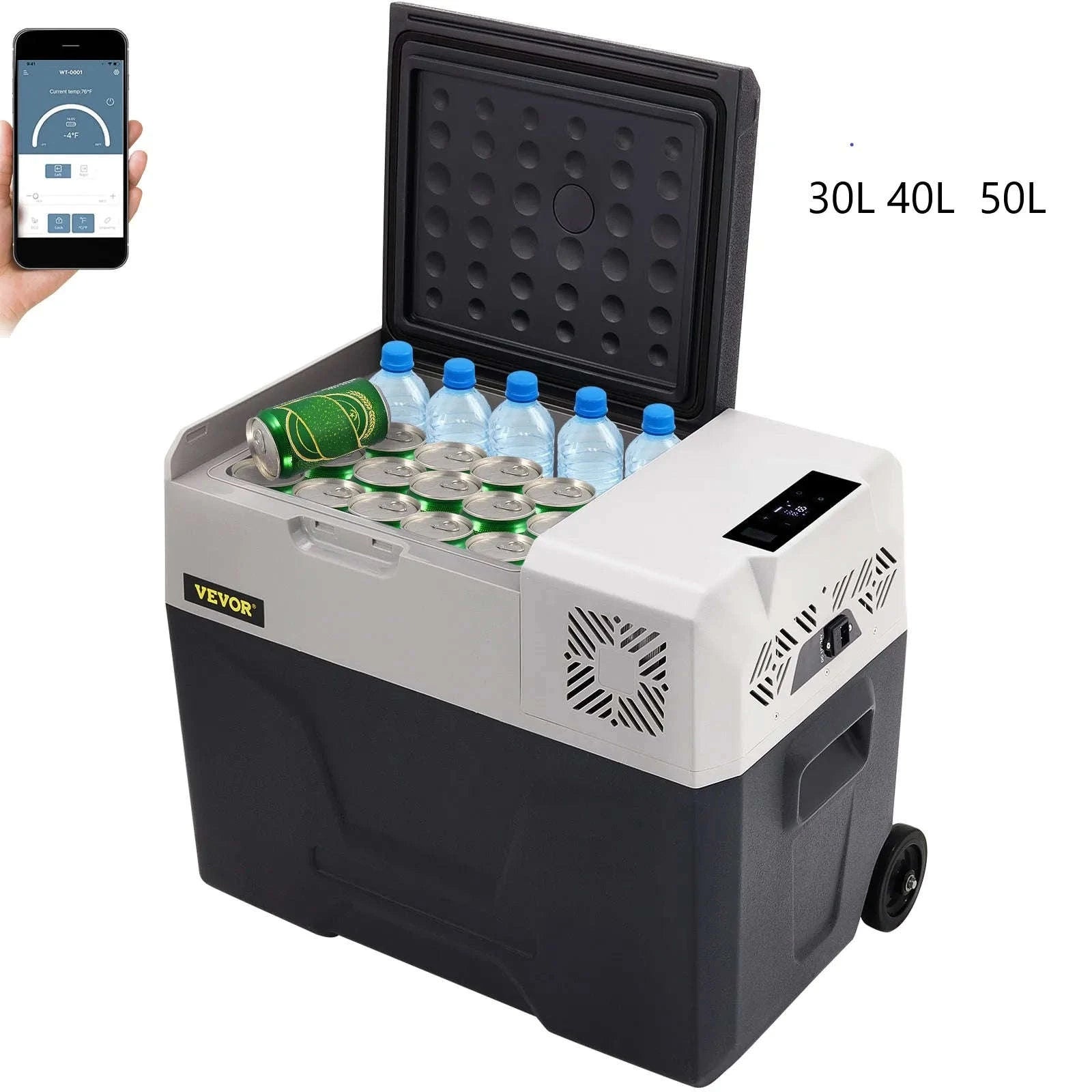 Portable Car Refrigerator 30L 40L 50L 220V-32Qt 30L / france