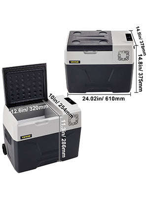 Portable Car Refrigerator 30L 40L 50L 220V-32Qt 30L / france