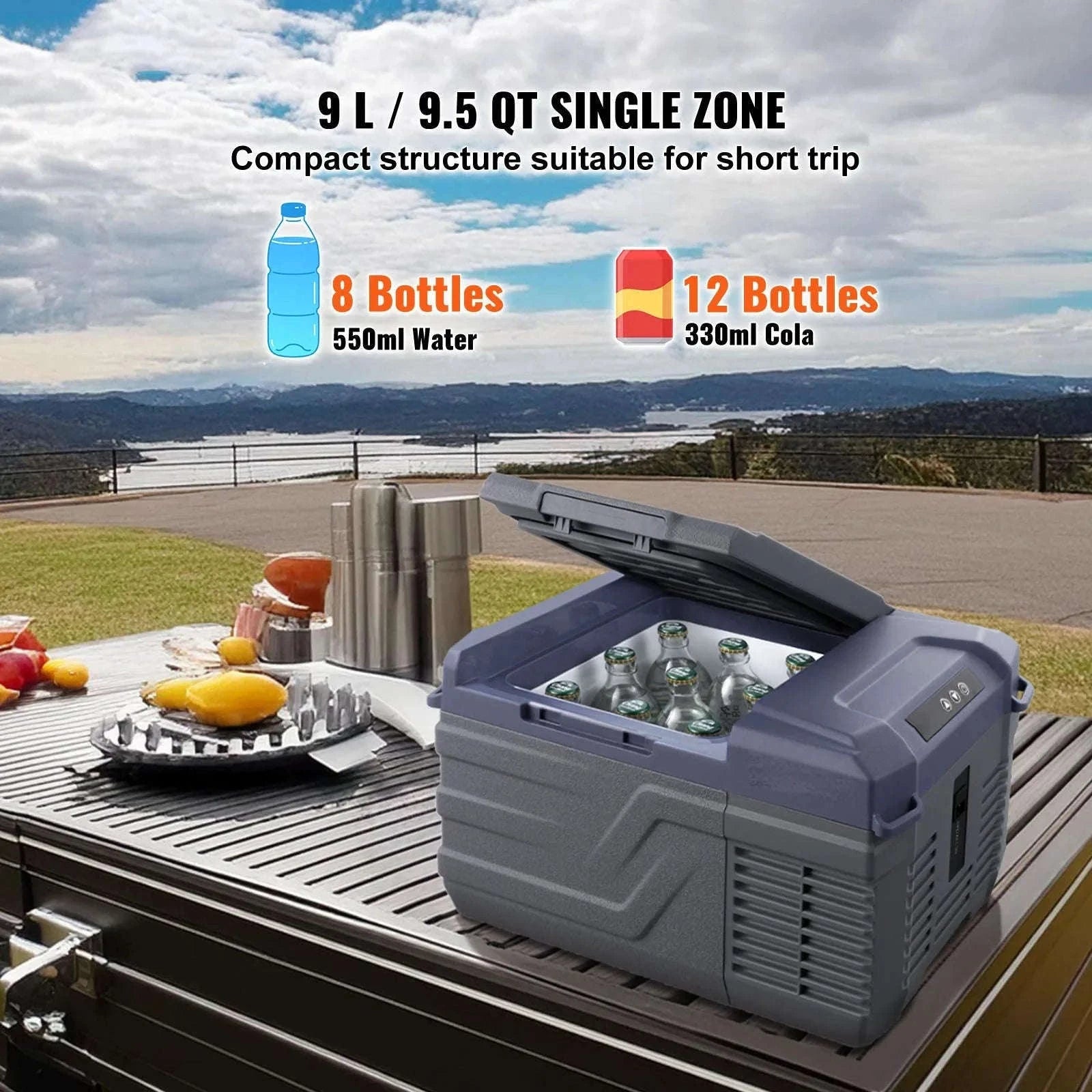 Portable Car Refrigerator 8L to 75L Single and Dual Zone-NLS45 / france