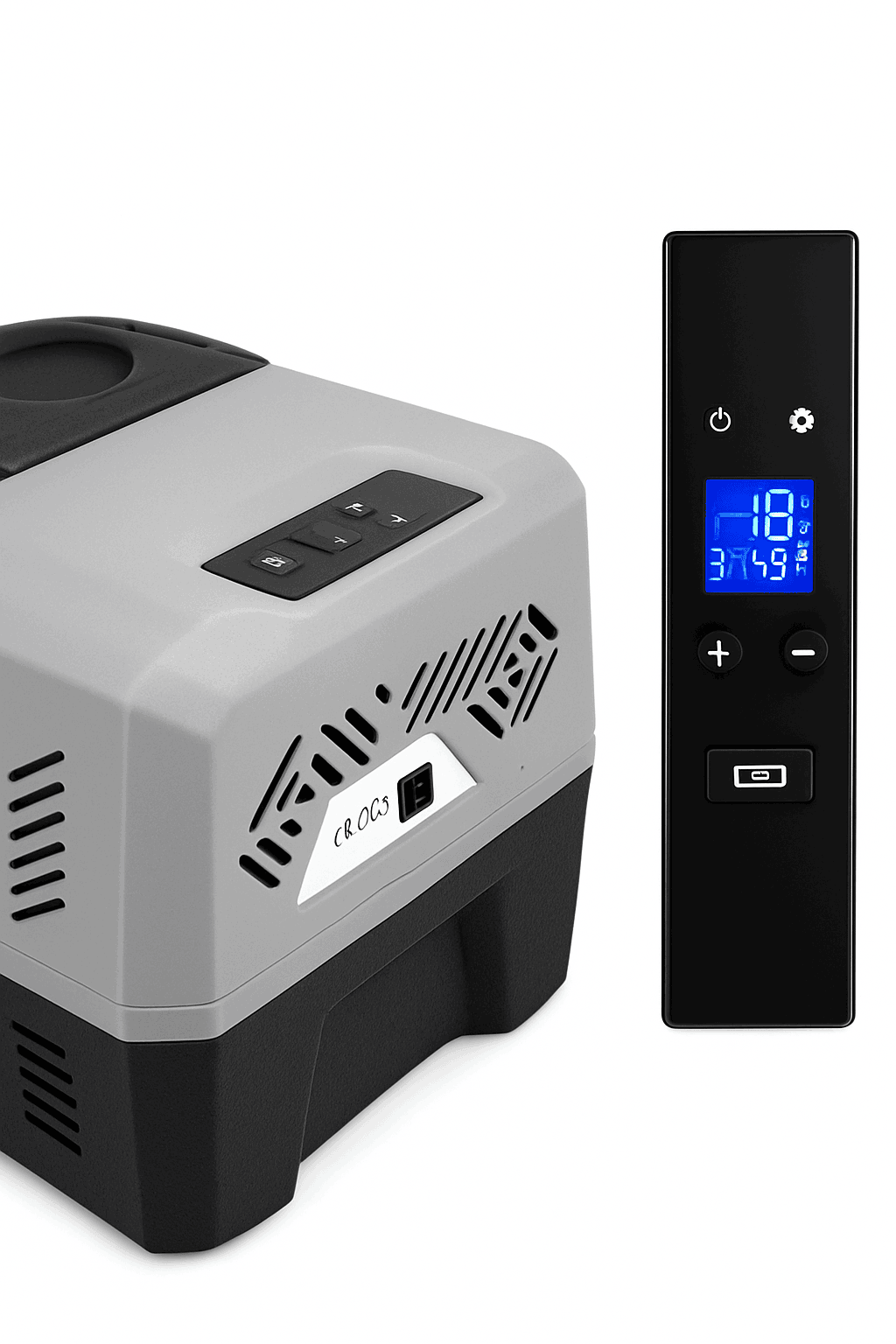 Portable Car Refrigerator Freezer 15–55L with Fast Cooling & App Control-CZECH REPUBLIC / 15L