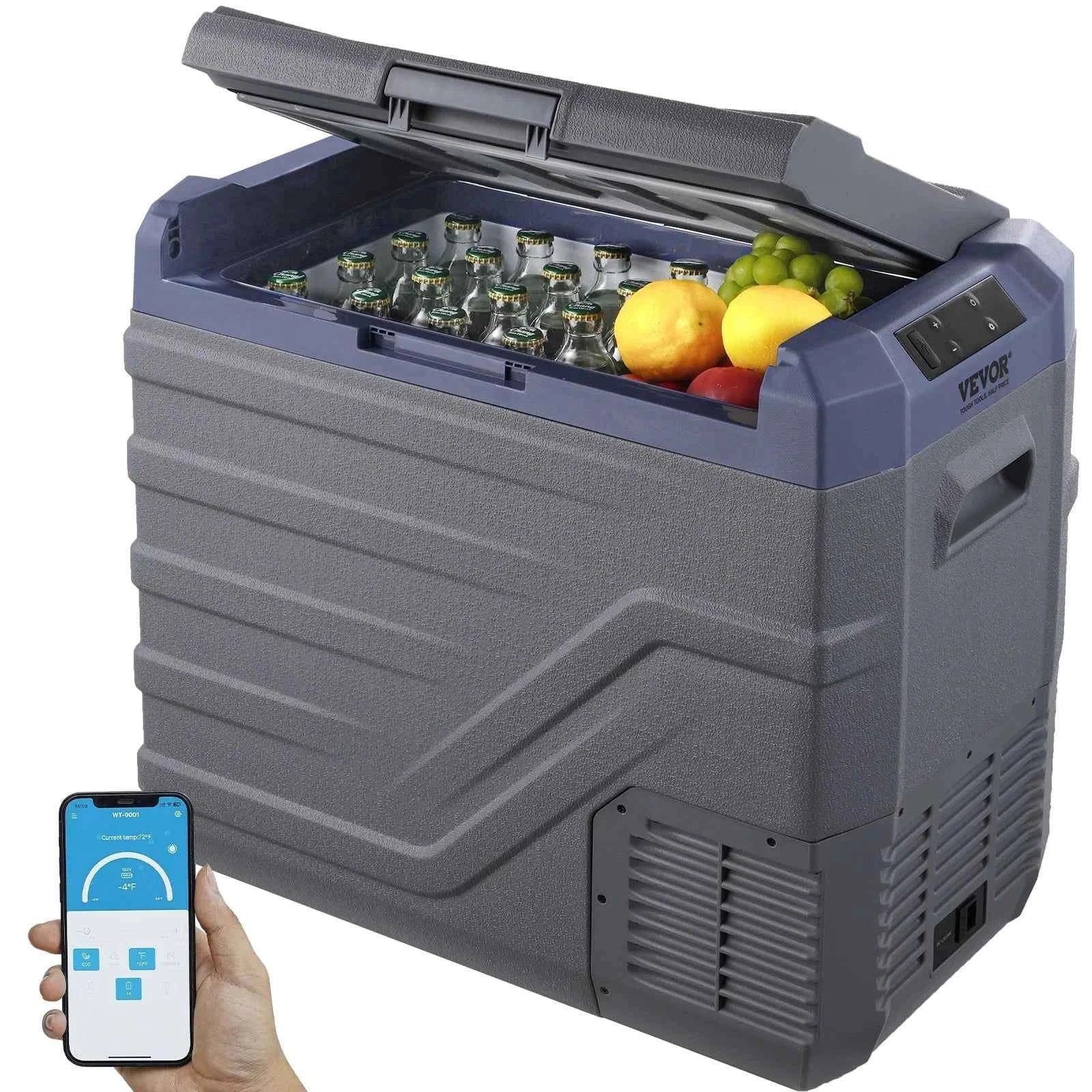 Portable Car Refrigerator Freezer with Built-in Light-NL40 / United Kingdom