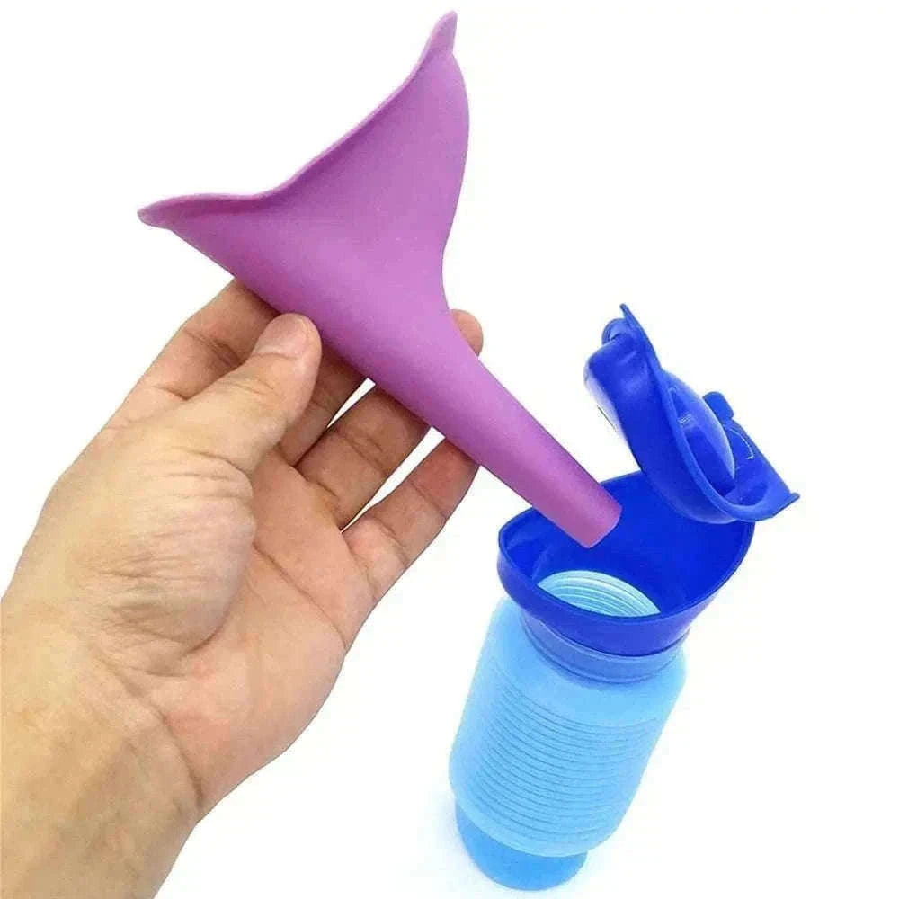 Portable Collapsible Car Urinal with Leakproof Design for Travel-Urinal and Aid