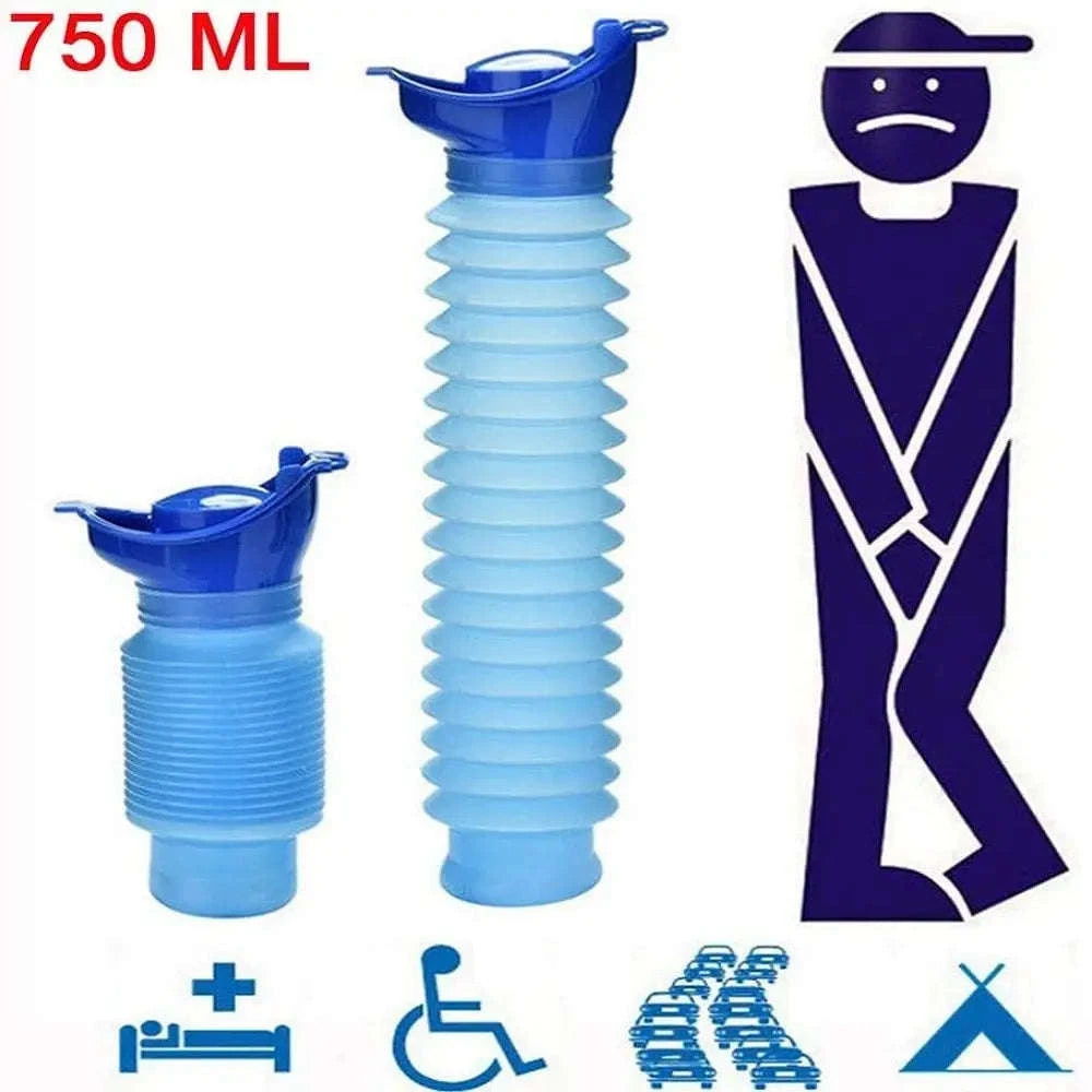 Portable Collapsible Car Urinal with Leakproof Design for Travel-Urinal and Aid