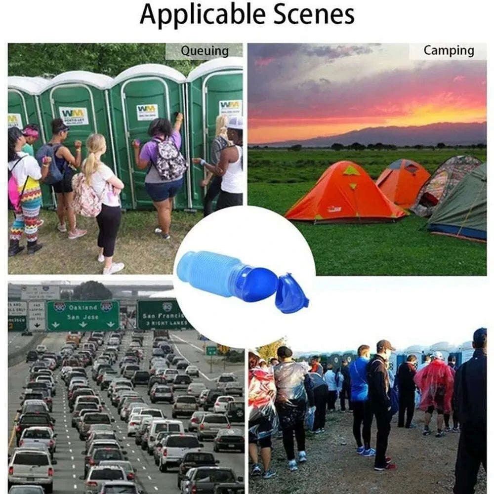 Portable Collapsible Car Urinal with Leakproof Design for Travel-Urinal and Aid