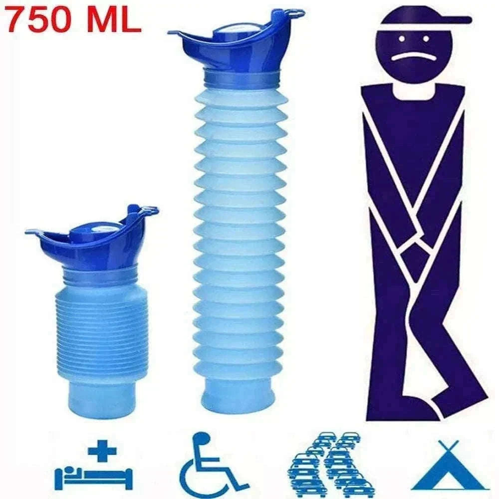 Portable Collapsible Car Urinal with Leakproof Design for Travel-Urinal and Aid