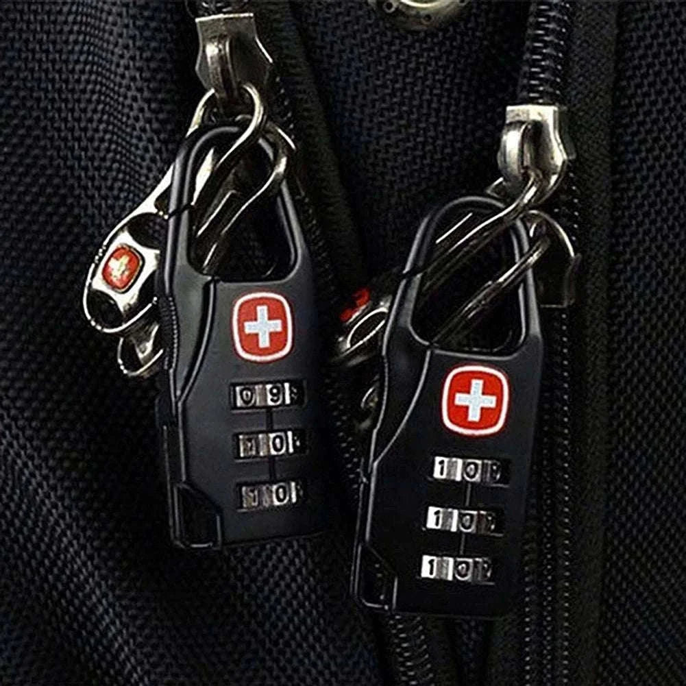 Portable Combination Code Lock for Bags and Travel Gear-3PCS