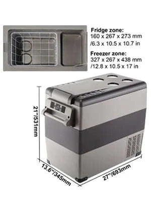 Portable Compressor Refrigerator Freezer 15L, 12/24V & 100-240V-40L / CZECH REPUBLIC