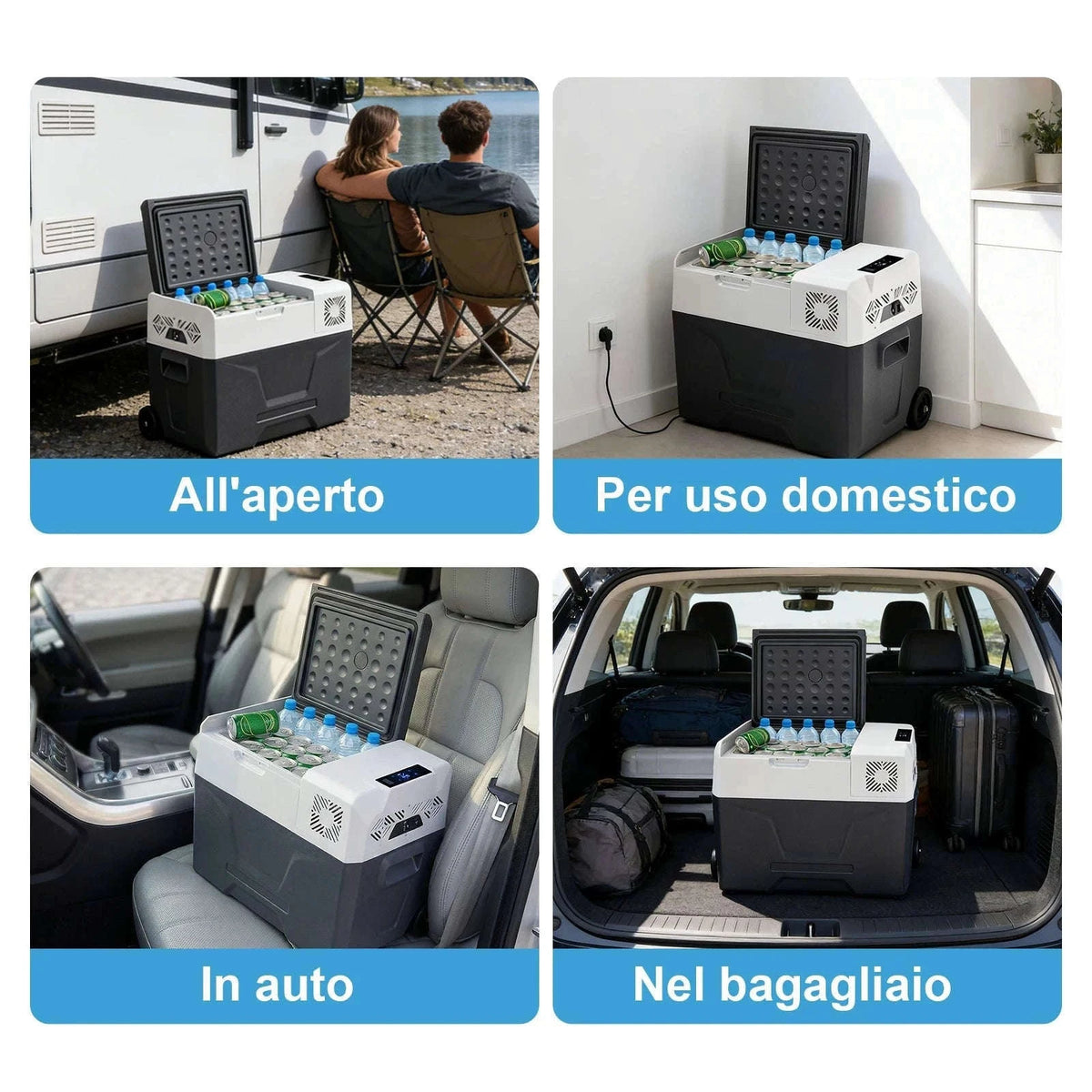 Portable Compressor Refrigerator Freezer 15L, 12/24V & 100-240V-40L / CZECH REPUBLIC
