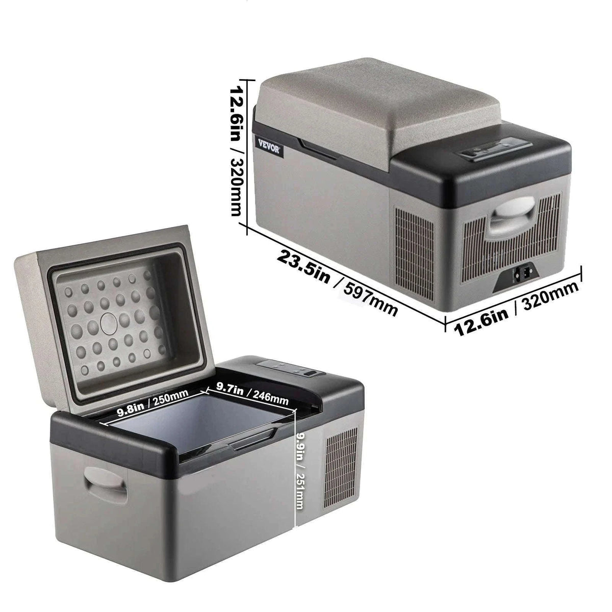 Portable Compressor Refrigerator Freezer 15L, 12/24V & 100-240V-40L / CZECH REPUBLIC