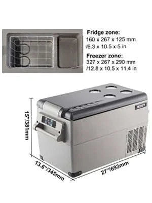 Portable Compressor Refrigerator Freezer 15L, 12/24V & 100-240V-40L / CZECH REPUBLIC