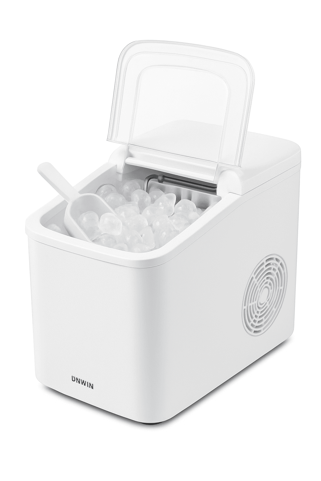 Portable Countertop Ice Maker – 9 Cubes in 6 Minutes, 26lb Daily-Pink / United States