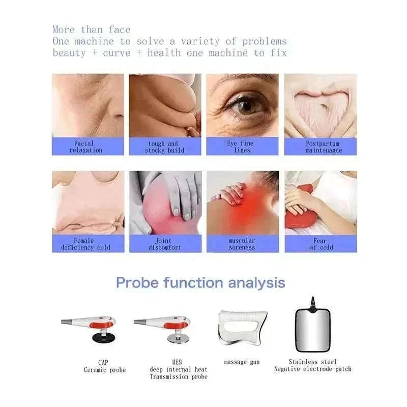 Portable Diathermy Body Slimming Machine for Pain Relief and Skin Tightening-UK / United States