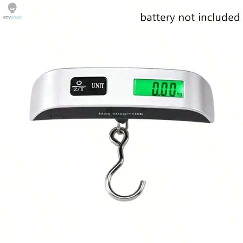 Portable Digital Luggage Scale – 50kg Precision Travel Weight Checker-Webbing belt
