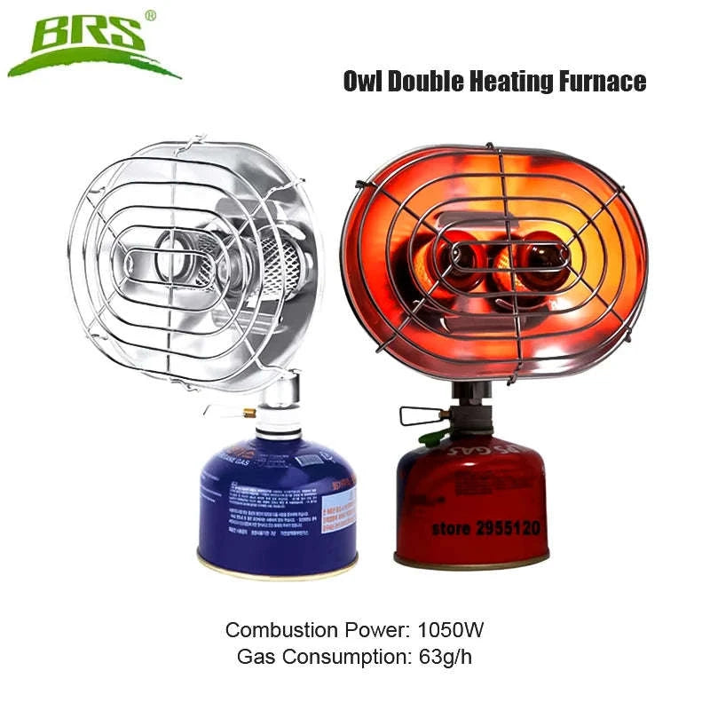 Portable Double Head Infrared Gas Heater for Camping-BRS-H22