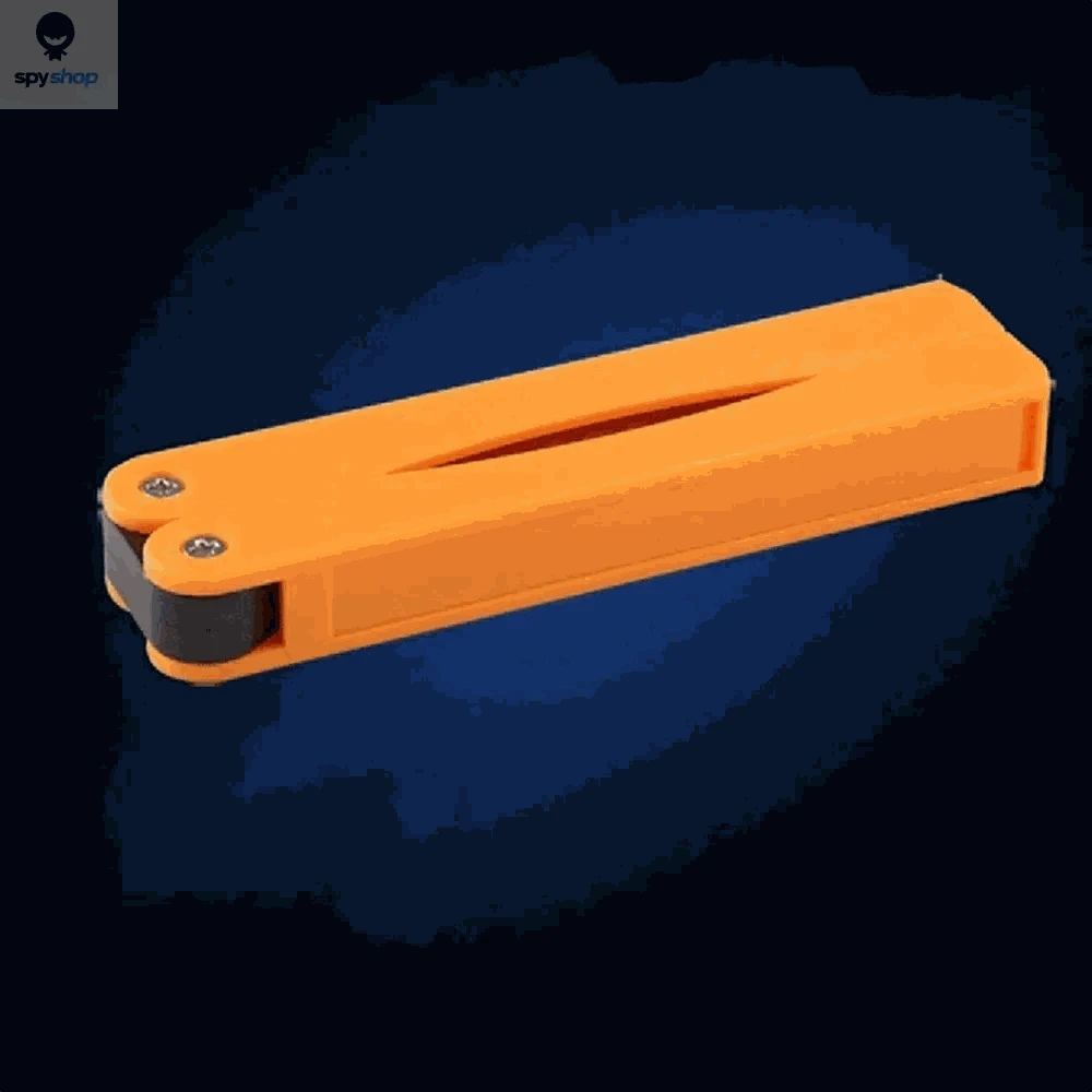 Portable Double-Sided Diamond Knife Sharpener-Orange