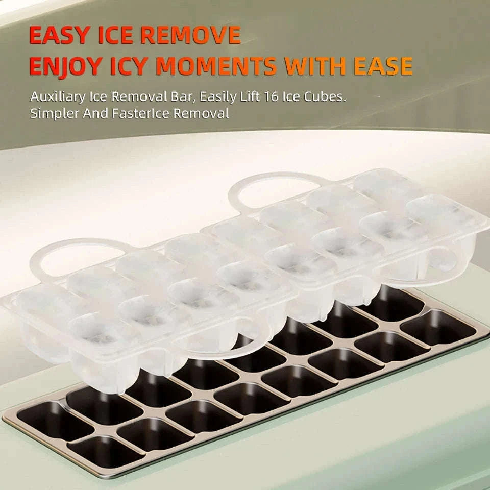 Portable Dual-Use Ice Maker for Car and Home-EU Car-Home-Beige