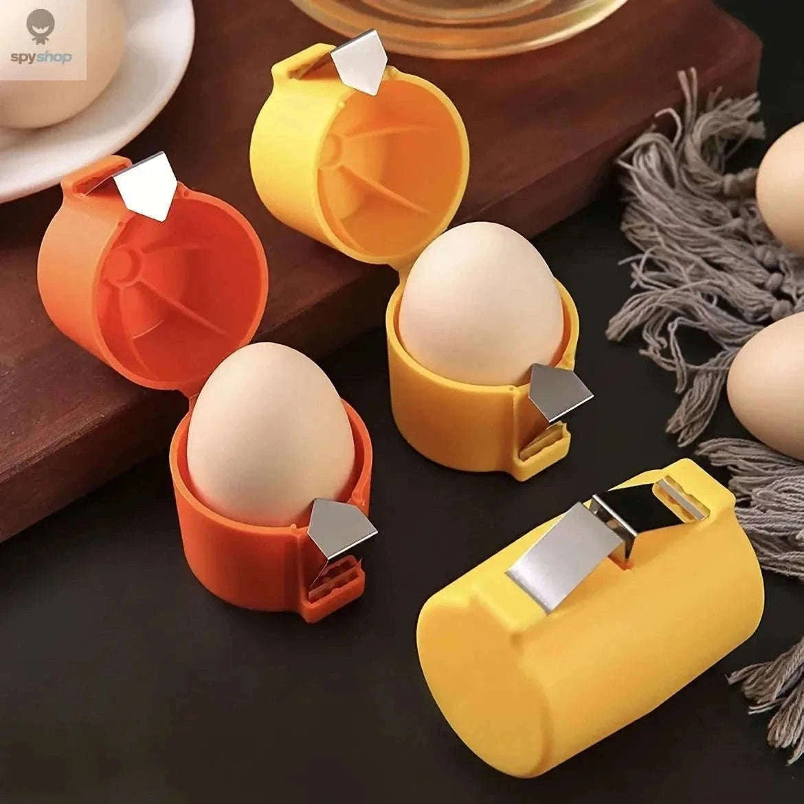Portable Egg Opening Machine for Clean, Controlled Egg Prep-Yellow
