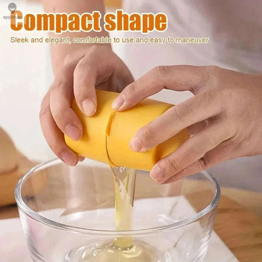 Portable Egg Opening Machine for Clean, Controlled Egg Prep-Yellow