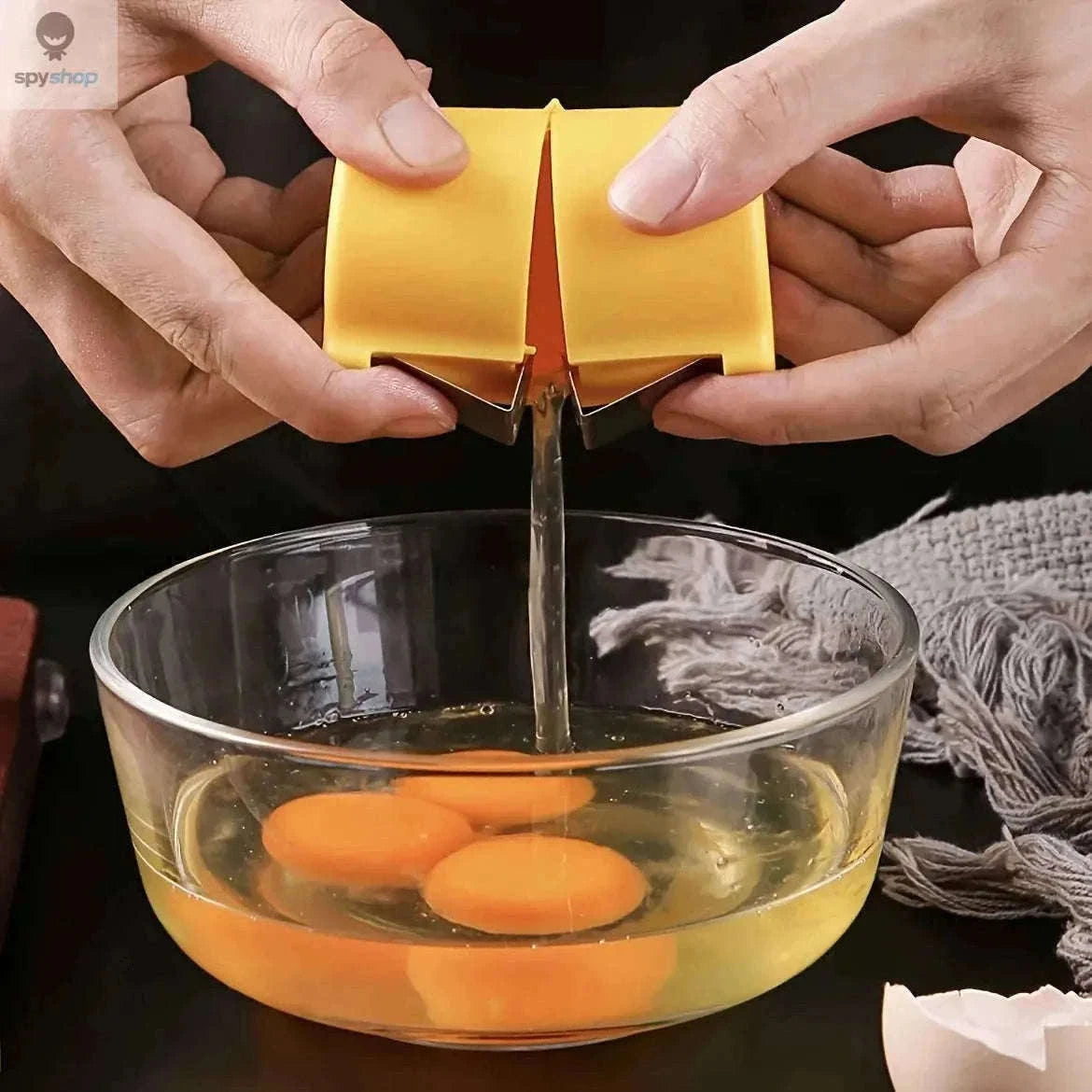 Portable Egg Opening Machine for Clean, Controlled Egg Prep-Yellow
