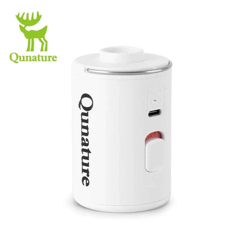 Portable Electric Air Pump with Type-C Charging for Outdoor Use-VOLCANO2-WT