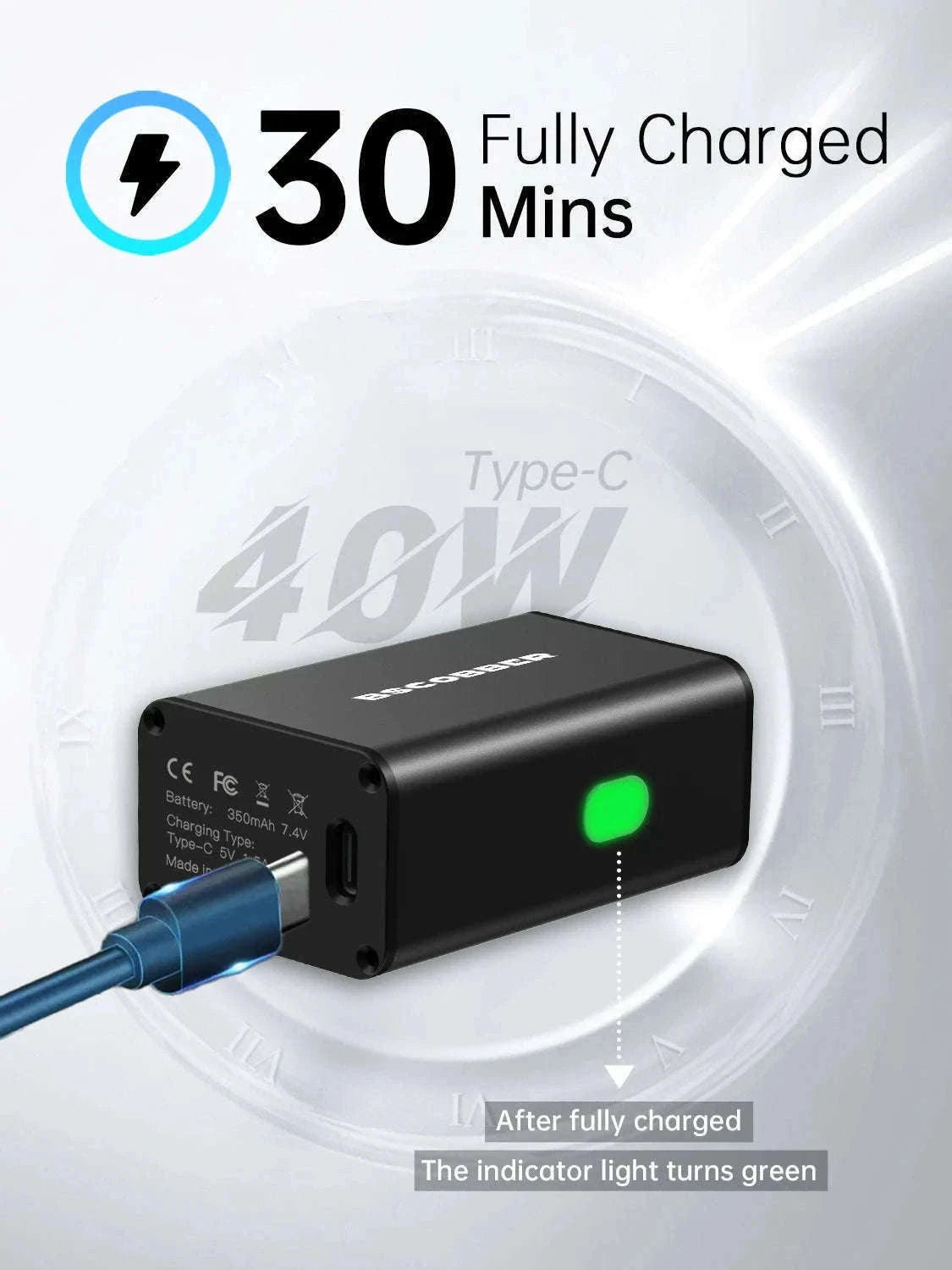 Portable Electric Bike Tire Pump 100 PSI Mini Air Compressor-black