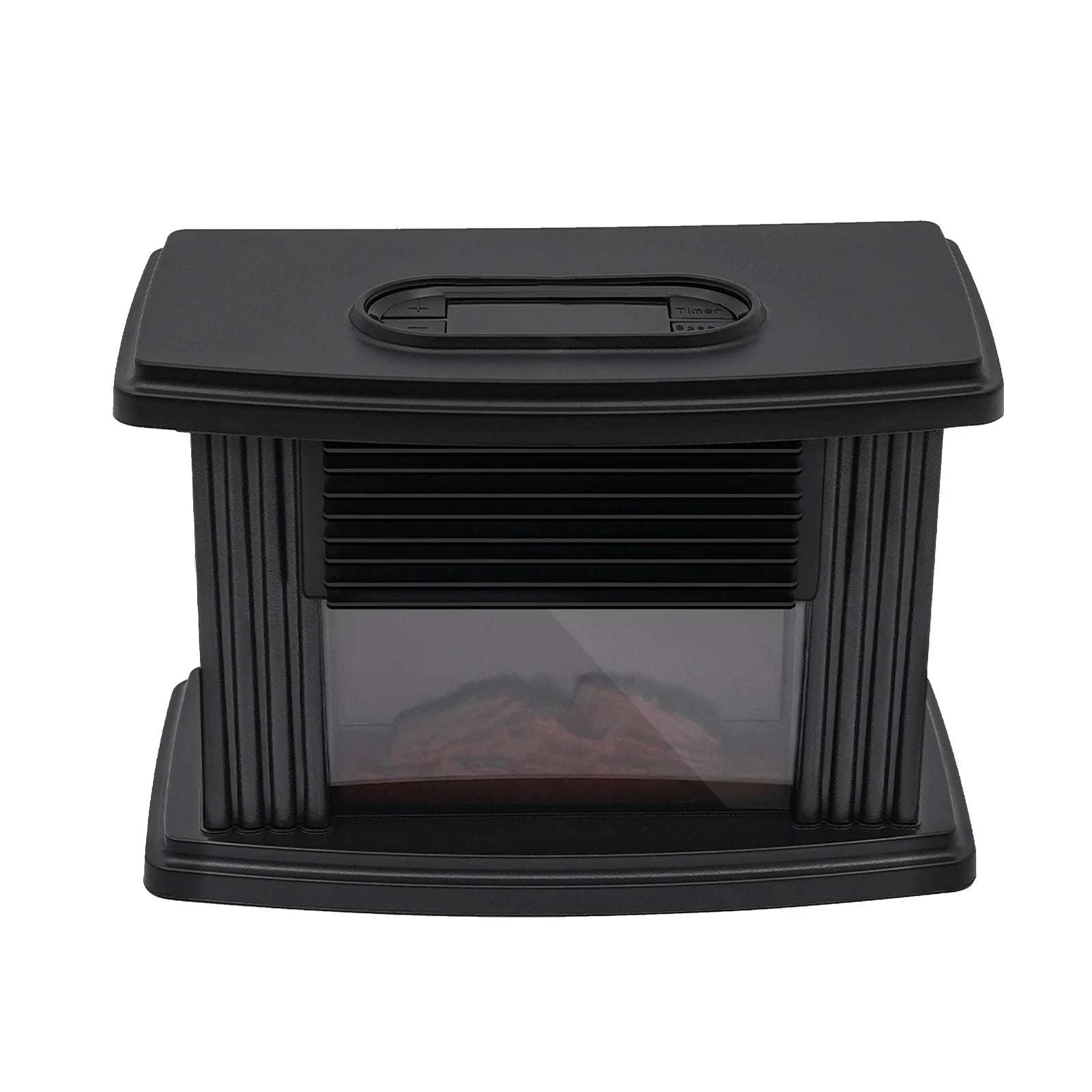Portable Electric Fireplace Heater 1000W with 3 Speeds & Timer-black / With Remote Control / United States